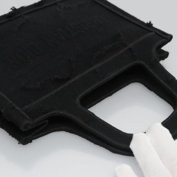 Pre Loved Dior Book Tote Women Black Tote Bags - Picture 6 of 8